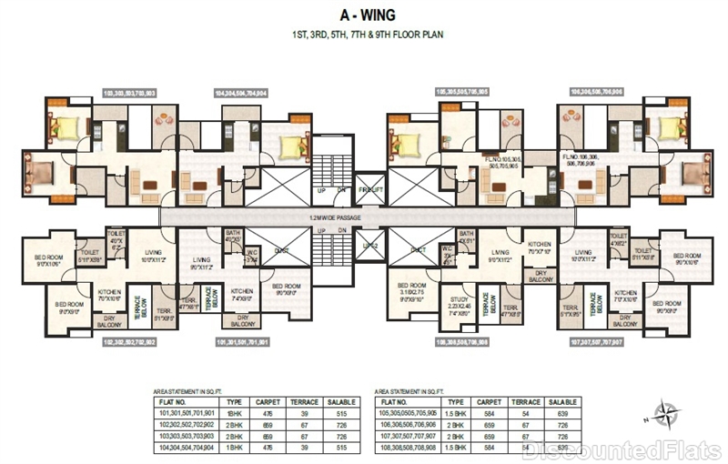 2 BHK Multistorey Apartment Flat For Sale In Mantra Magic Chimbali